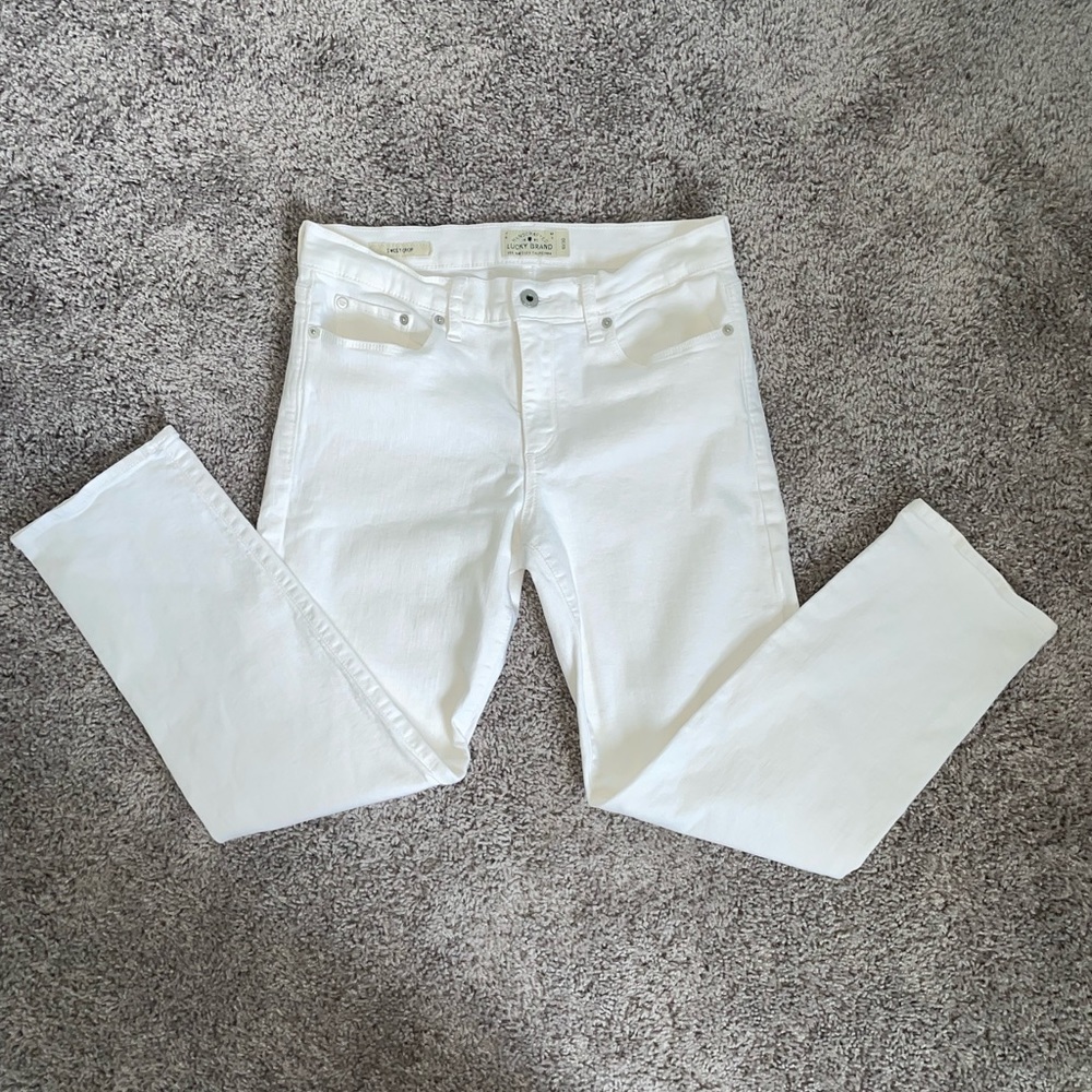 Lucky Brand Skinny Jeans -white